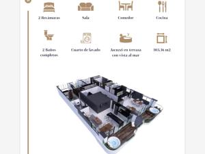 Departamento en venta en Palos Prietos, Mazatlán — foto 3 de 14