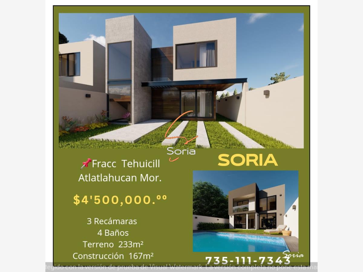 Casa en venta en Atlatlahucan, Atlatlahucan — foto 1 de 16