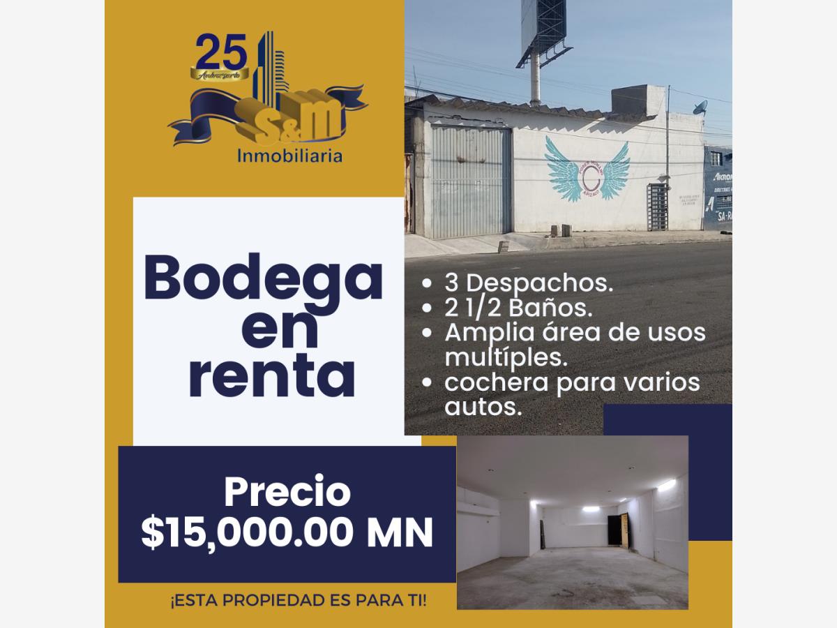 Bodega en renta en El Carmen, Apizaco — foto 1 de 7