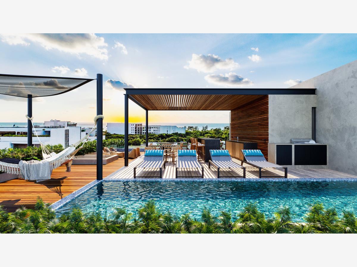 Departamento en venta en Playa del Carmen Centro, Solidaridad — foto 1 de 19