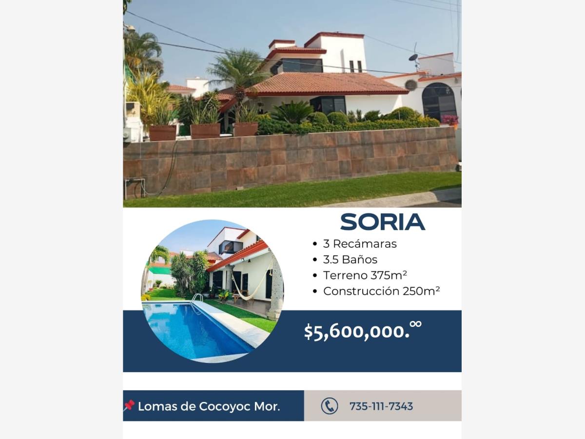 Casa en venta en Lomas de Cocoyoc, Atlatlahucan — foto 1 de 23