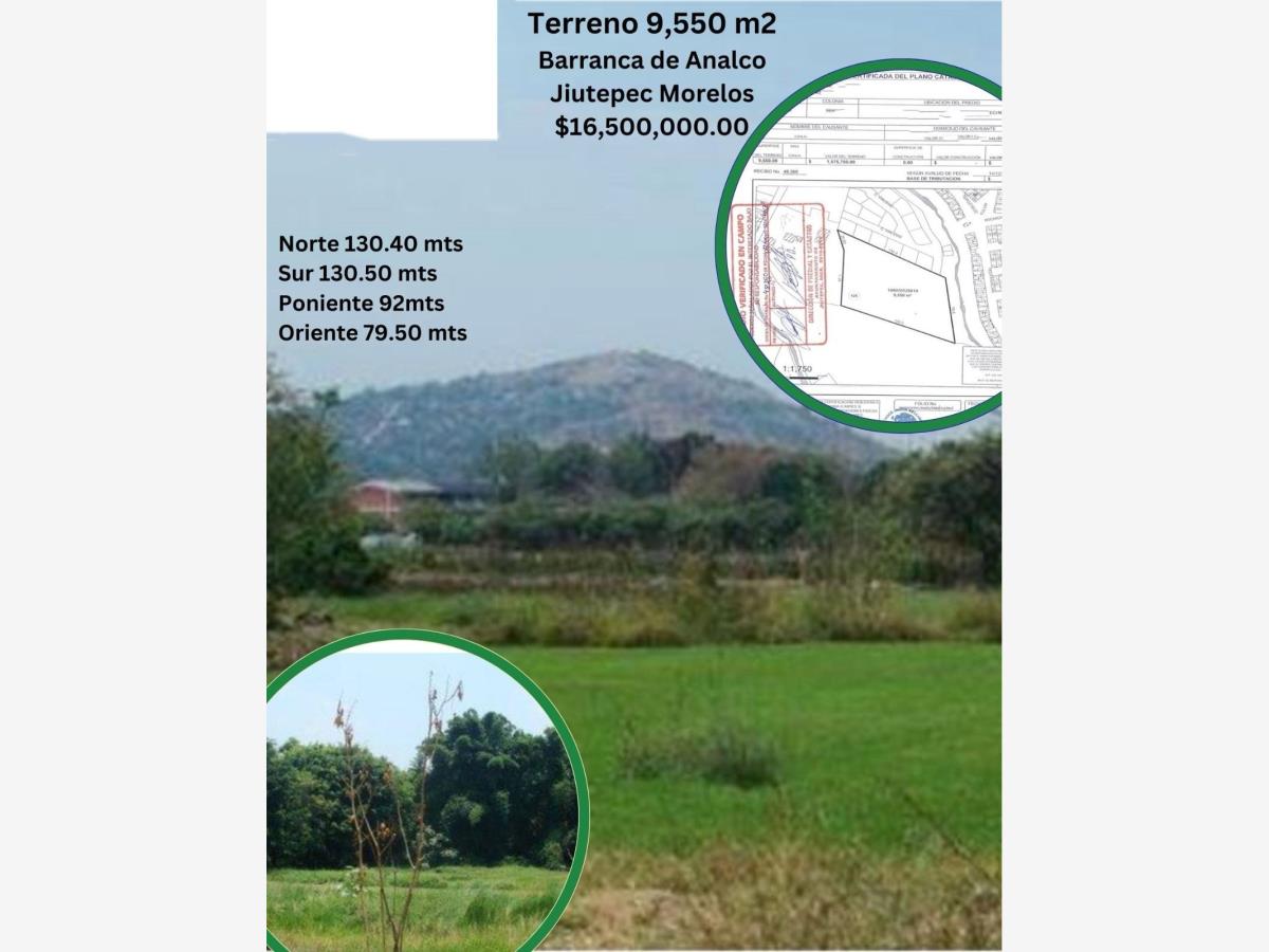 Terreno en venta en Centro Jiutepec, Jiutepec