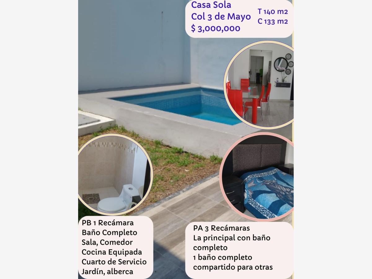 Casa en venta en Tres de Mayo, Emiliano Zapata