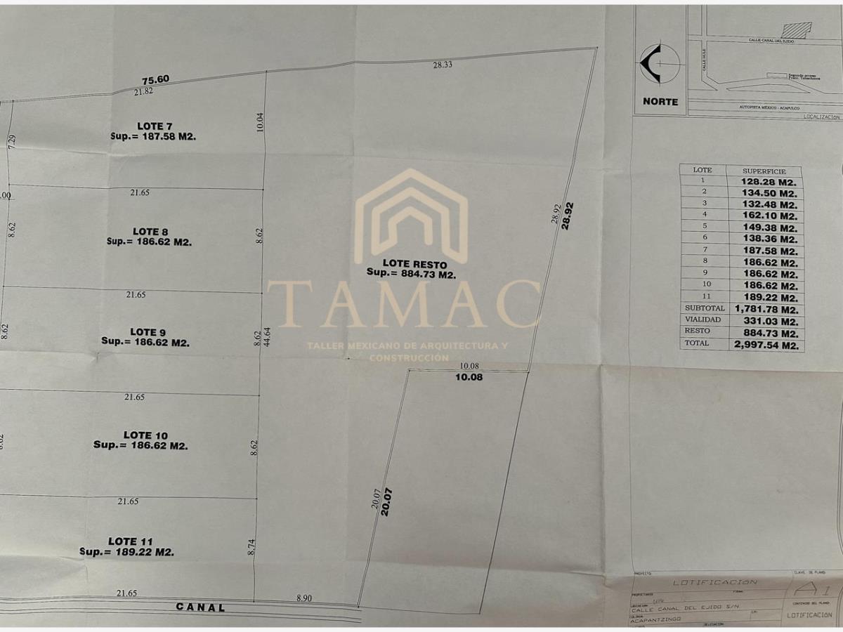 Terreno en venta en Acapatzingo, Cuernavaca — foto 1 de 9