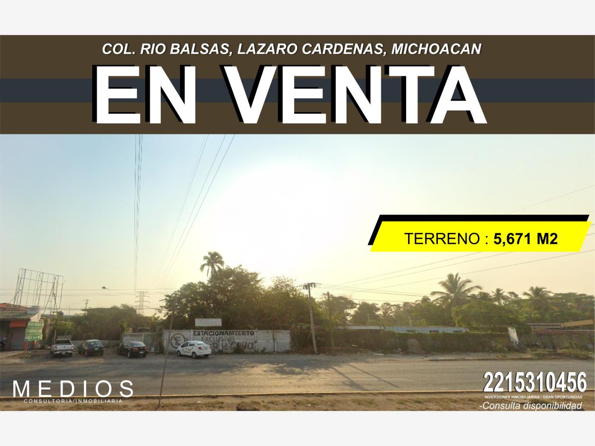 Terreno en venta en Río Balsas, Lázaro Cárdenas — foto 1 de 3
