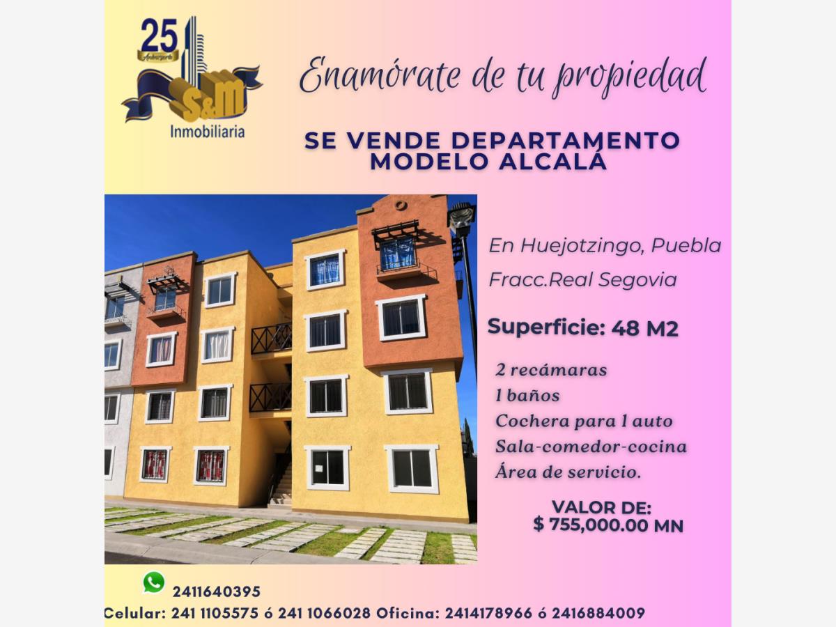 Departamento en venta en Real Segovia, Huejotzingo — foto 1 de 5