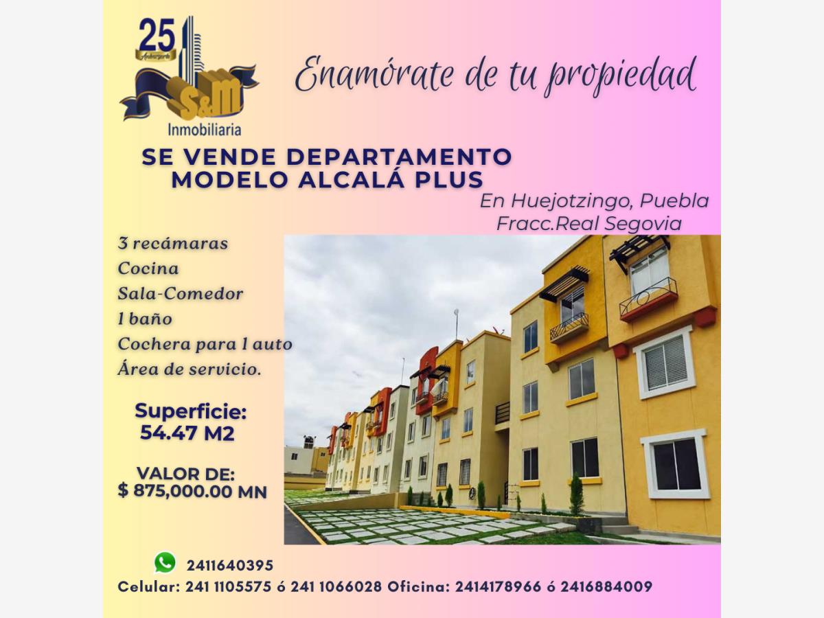 Departamento en venta en Real Segovia, Huejotzingo — foto 1 de 5
