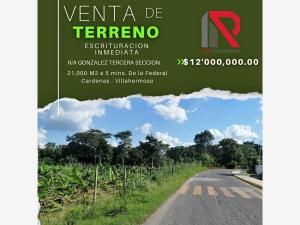 Terreno en venta en González 3ra. Sección, Centro, Tabasco Terreno en venta en González 3ra. Sección, Centro, Tabasco