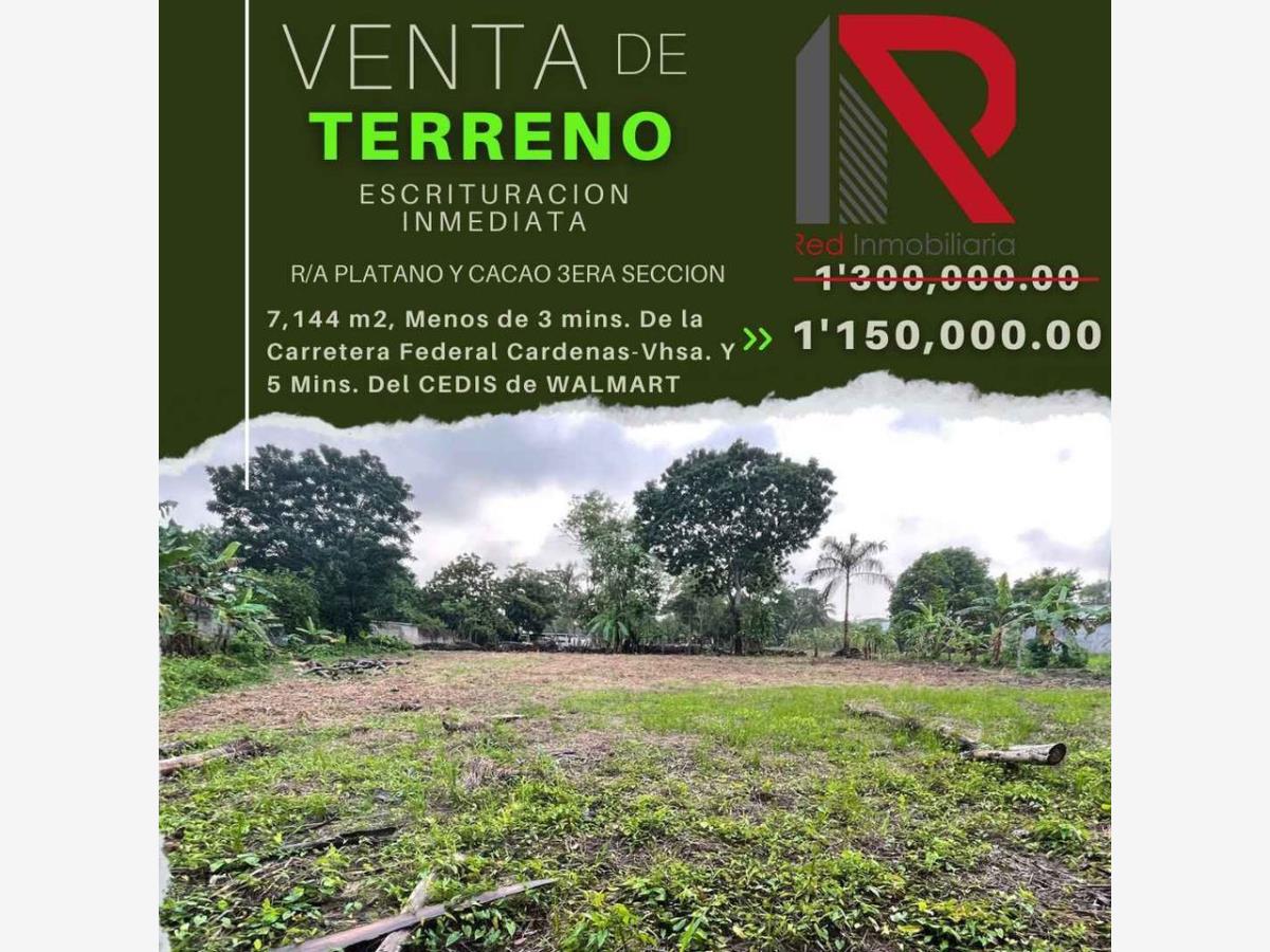 Terreno en venta en Plátano y Cacao 1ra Sección, Centro — foto 1 de 9