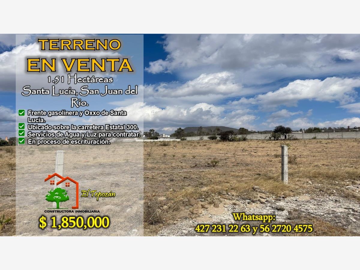 Terreno en venta en Estancia de Santa Lucía, San Juan del Río — foto 1 de 41
