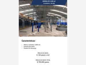 Bodega en renta en Centro Industrial Tlalnepantla, Tlalnepantla de Baz — foto 2 de 4