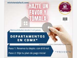 Departamento en venta en La Magdalena Mixiuhca, Venustiano Carranza — foto 3 de 8