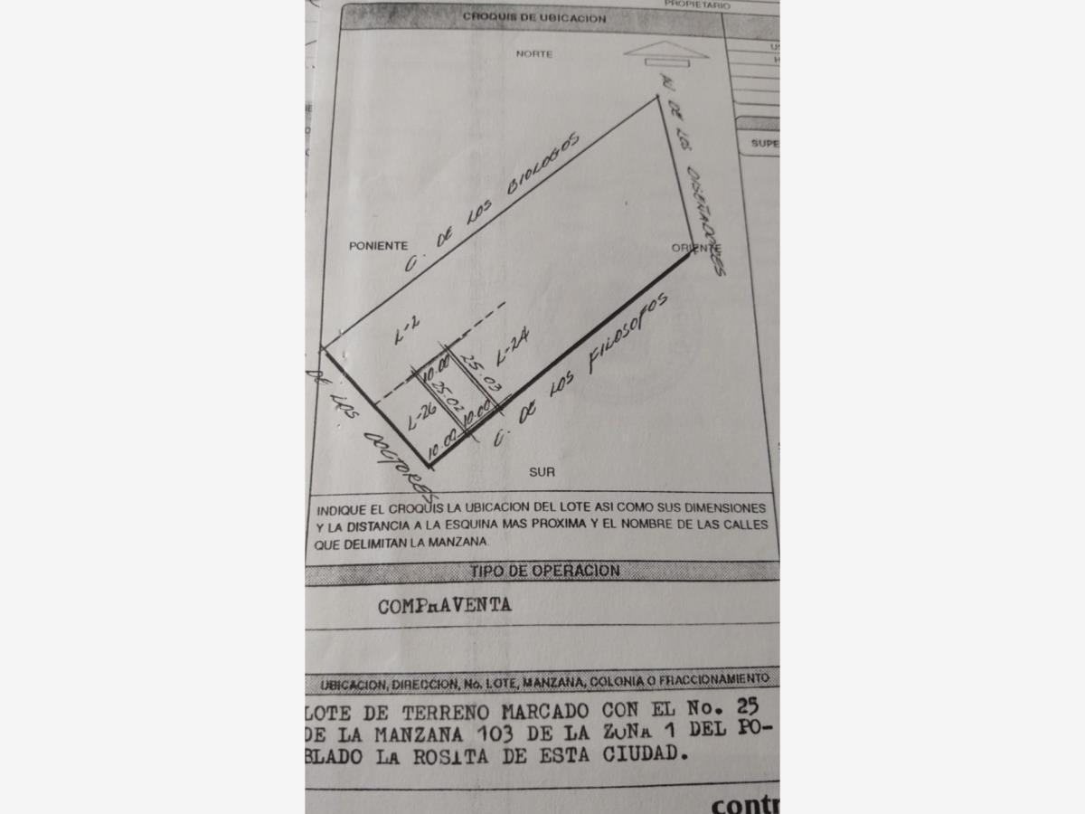 Terreno en Venta en María Mercado de López Sánchez, Torreón, Coahuila de Zaragoza