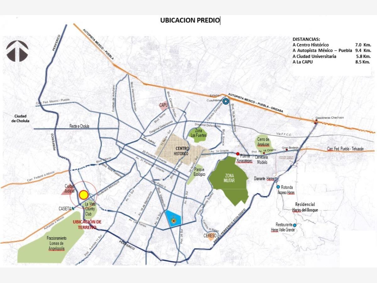 Terreno en venta en Reserva Territorial Atlixcayotl, San Andrés Cholula — foto 1 de 5
