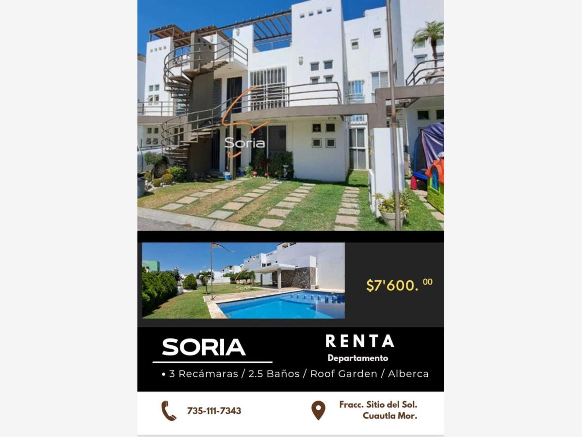 Departamento en renta en Sitio del Sol, Cuautla — foto 1 de 31