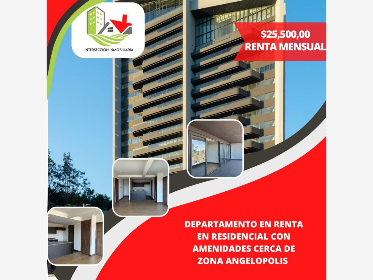 Departamento en renta en Reserva Territorial Atlixcayotl, San Andrés Cholula — foto 1 de 15