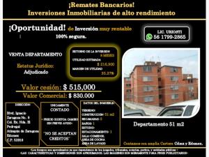 Departamento en remate en Ex-Hacienda el Pedregal, Atizapán de Zaragoza, México