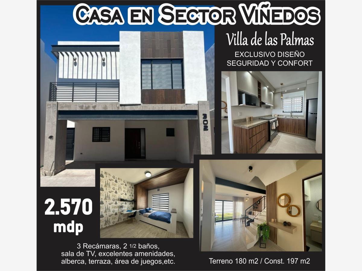 Casa en venta en Villa de las Palmas, Torreón — foto 1 de 16