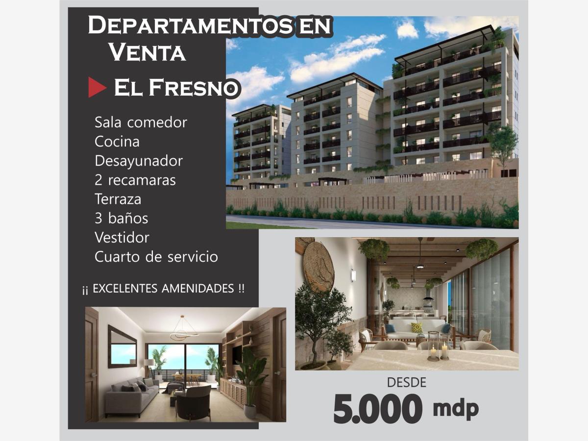Departamento en Venta en Residencial el Fresno, Torreón, Coahuila de Zaragoza