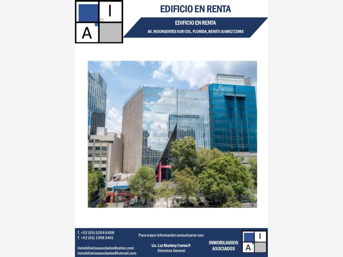 Edificio en renta en Florida, Álvaro Obregón — foto 1 de 2