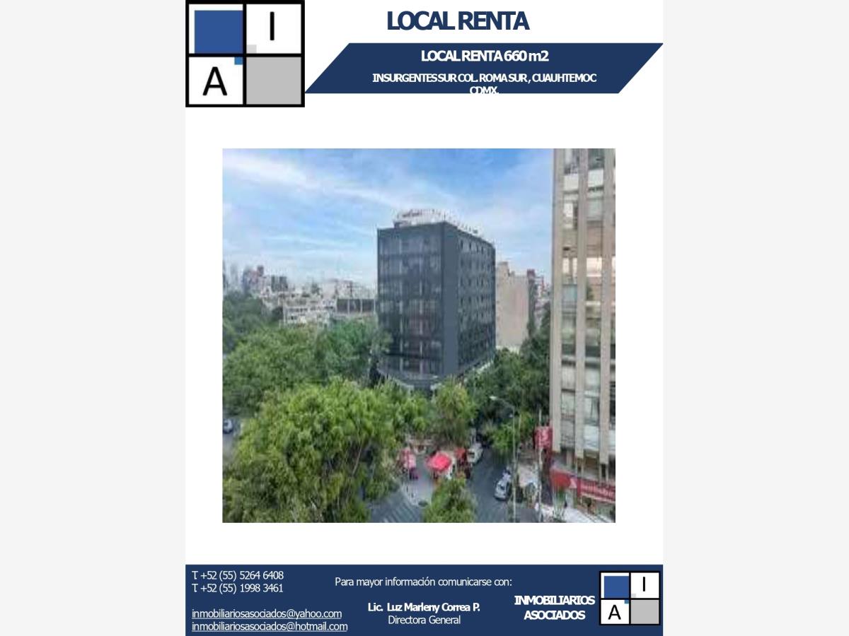 Local en renta en Roma Sur, Cuauhtémoc — foto 1 de 2