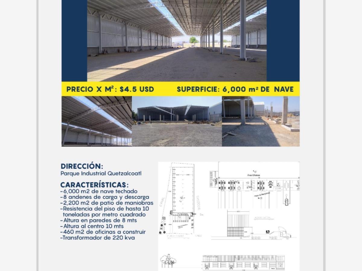 Nave en renta en Centro, San Martín Texmelucan — foto 1 de 13