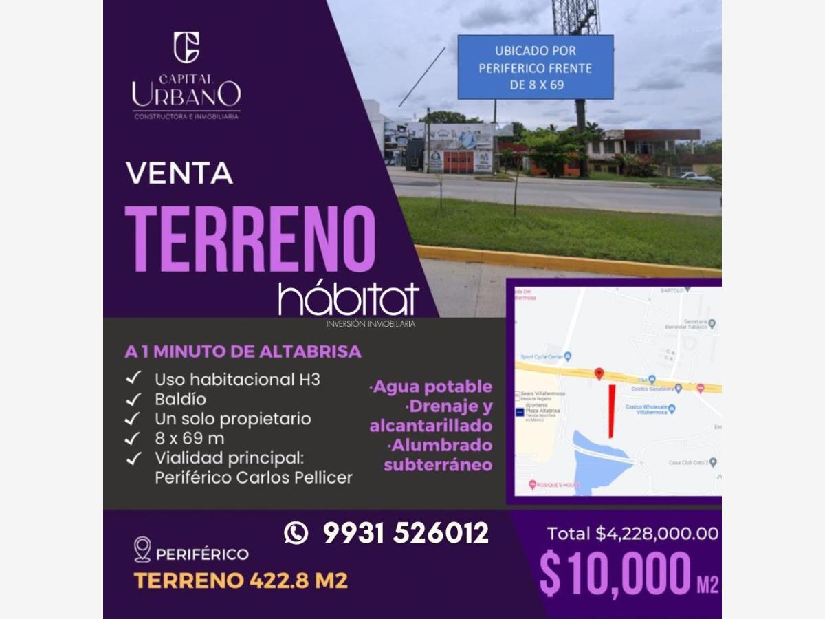 Terreno en venta en Primero de Mayo, Centro