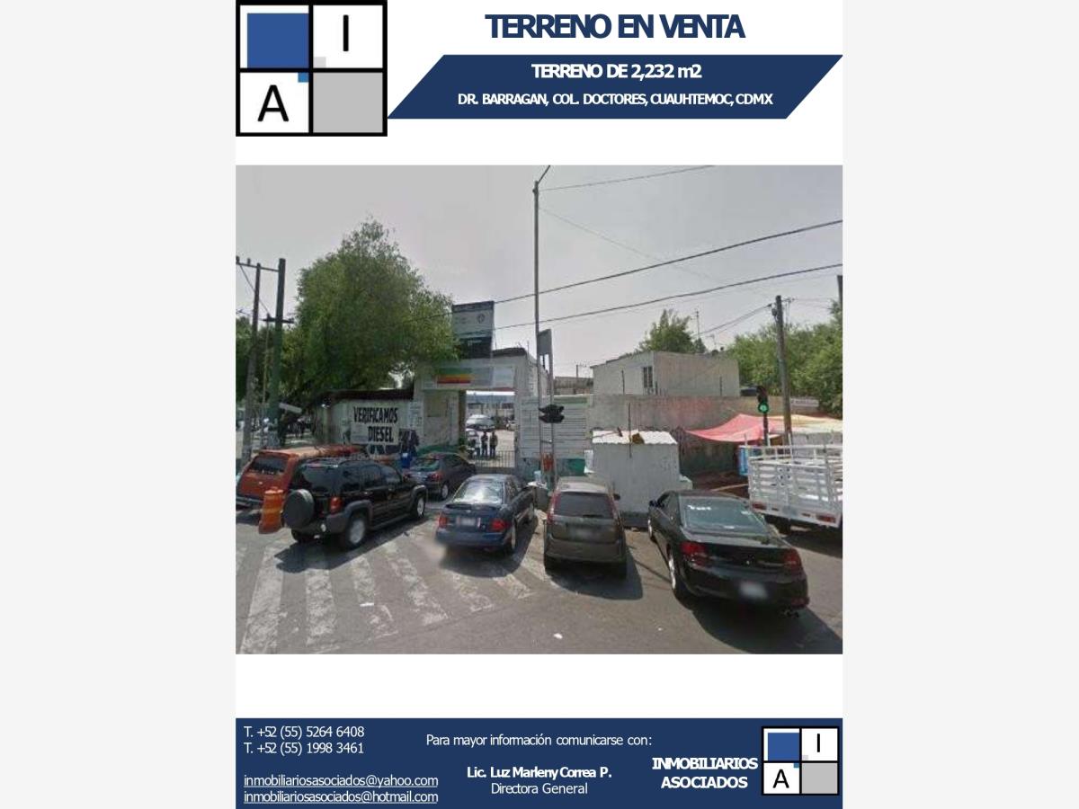 Terreno en venta en Doctores, Cuauhtémoc — foto 1 de 8