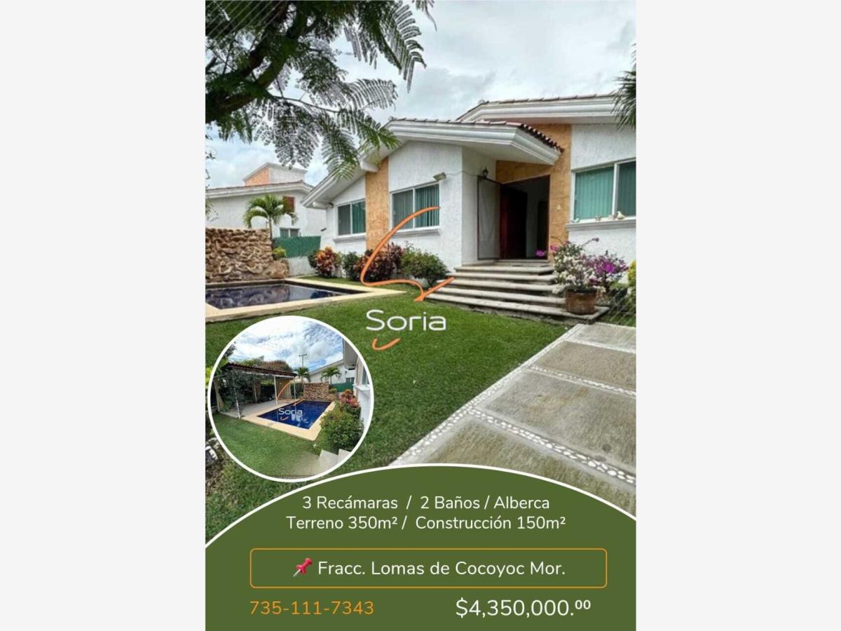Casa en venta en Lomas de Cocoyoc, Atlatlahucan — foto 1 de 9