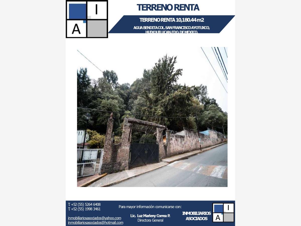 Terreno en renta en San Francisco Ayotuzco, Huixquilucan — foto 1 de 2