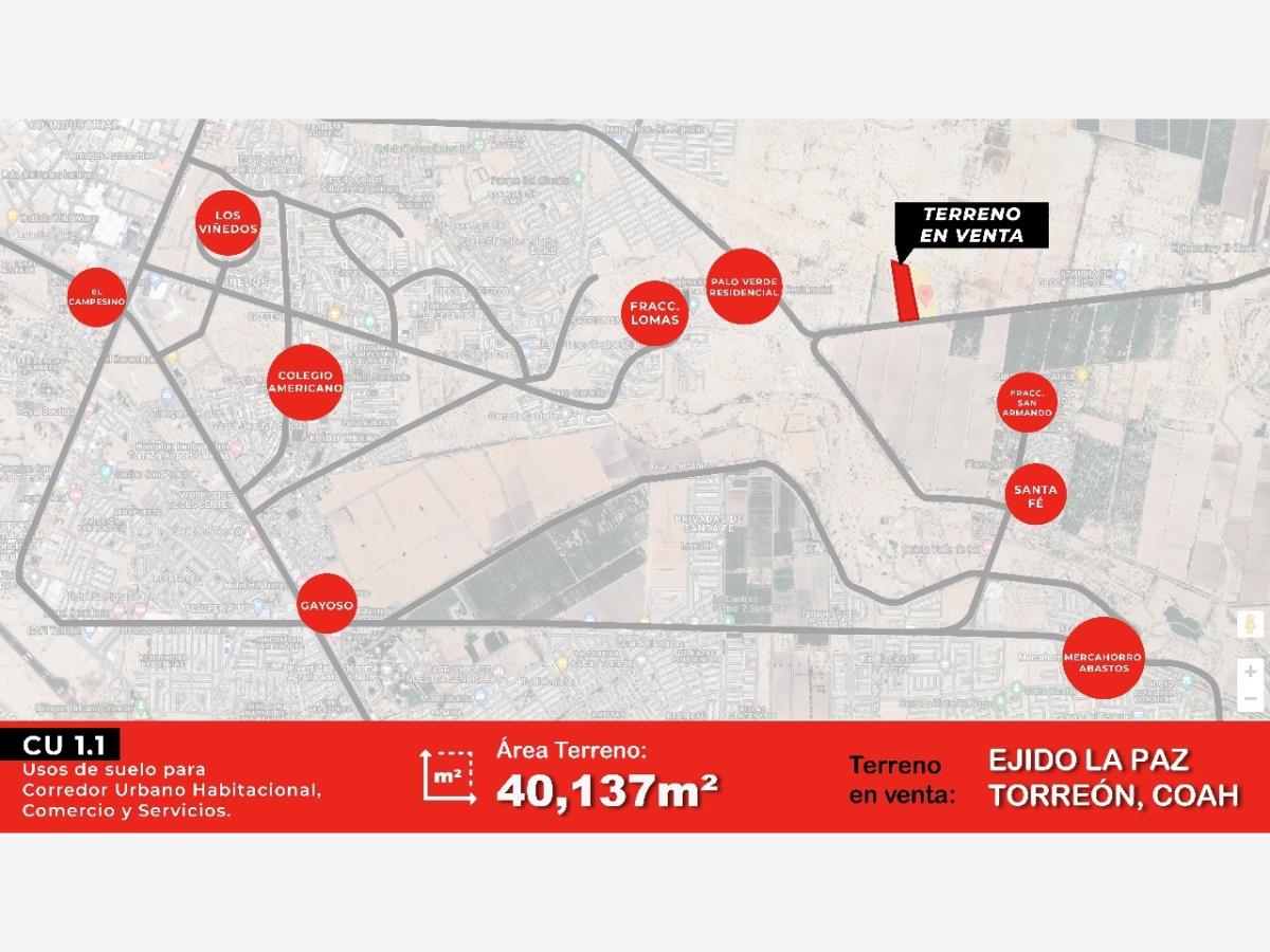 Terreno en venta en La Paz, Torreón — foto 1 de 10