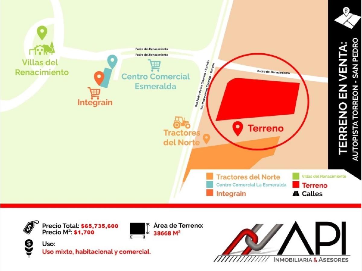 Terreno en venta en Albia, Torreón — foto 1 de 13