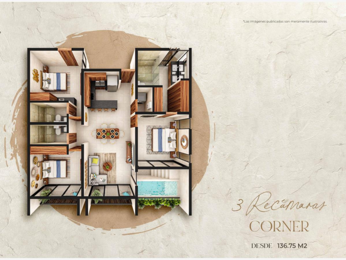 Departamento en venta en Tulum Centro, Tulum — foto 1 de 24