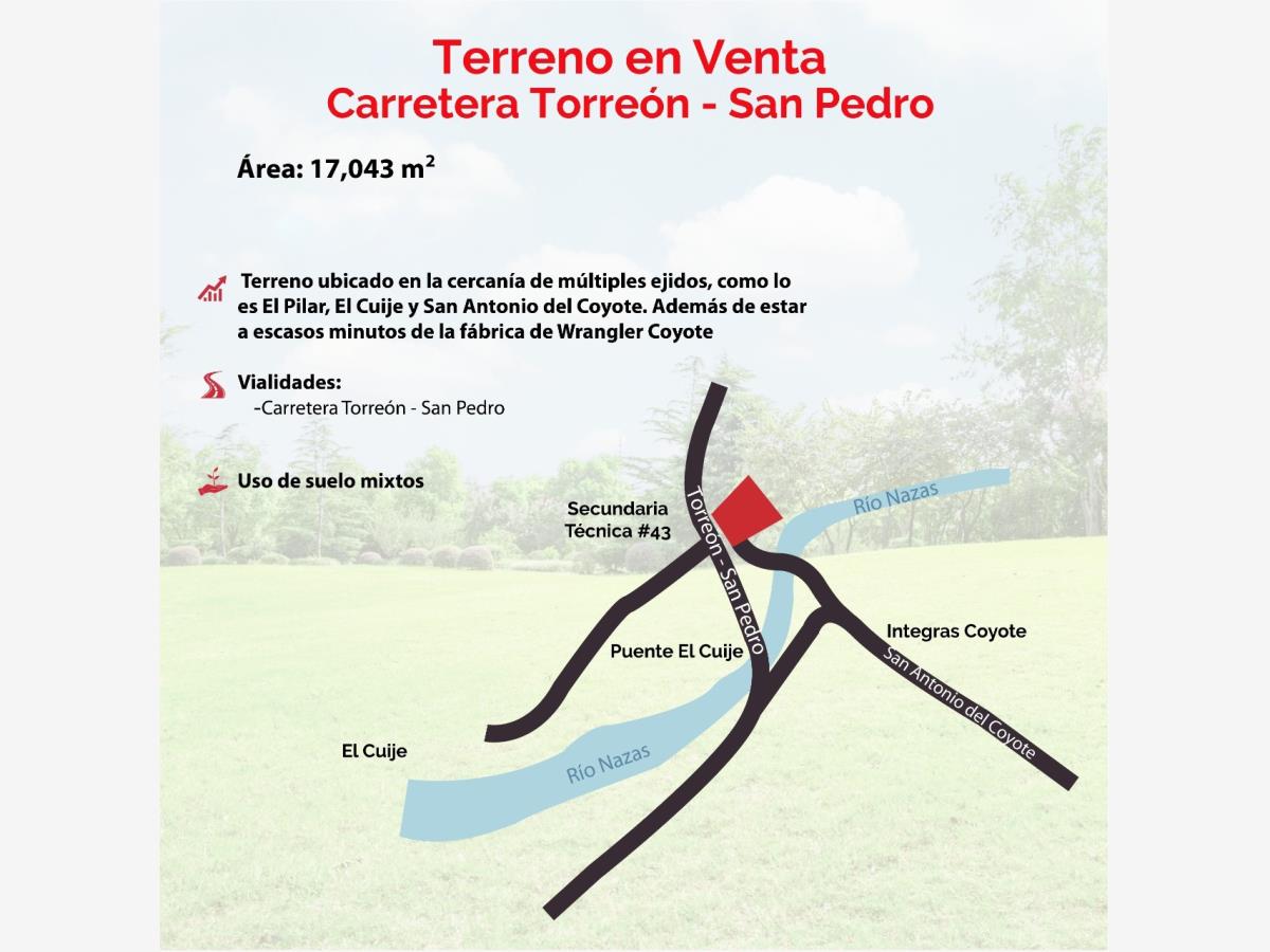 Terreno en venta en San Antonio del Coyote, Matamoros — foto 1 de 11
