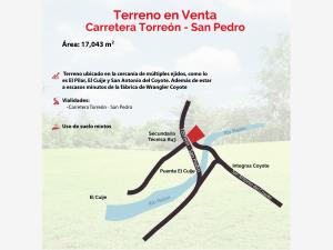Terreno en venta en San Antonio del Coyote, Matamoros, Coahuila de Zaragoza Terreno en venta en San Antonio del Coyote, Matamoros, Coahuila de Zaragoza
