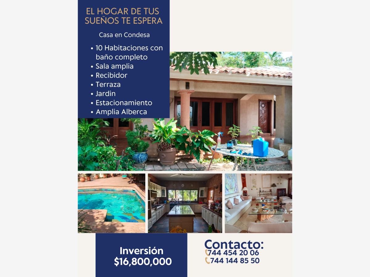 Casa en venta en Condesa, Acapulco de Juárez — foto 1 de 6