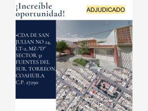 Casa en Fuentes del Sur, Torreón, Coahuila de Zaragoza