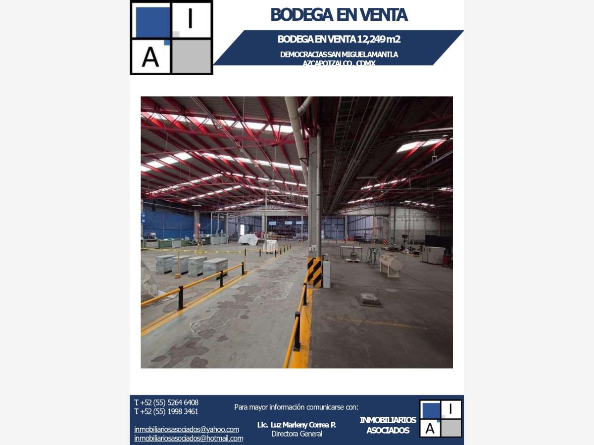 Bodega en venta en San Miguel Amantla, Azcapotzalco — foto 1 de 2