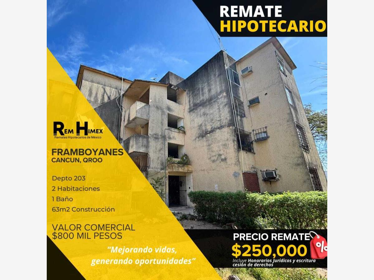 Departamento en venta en Framboyanes, Benito Juárez