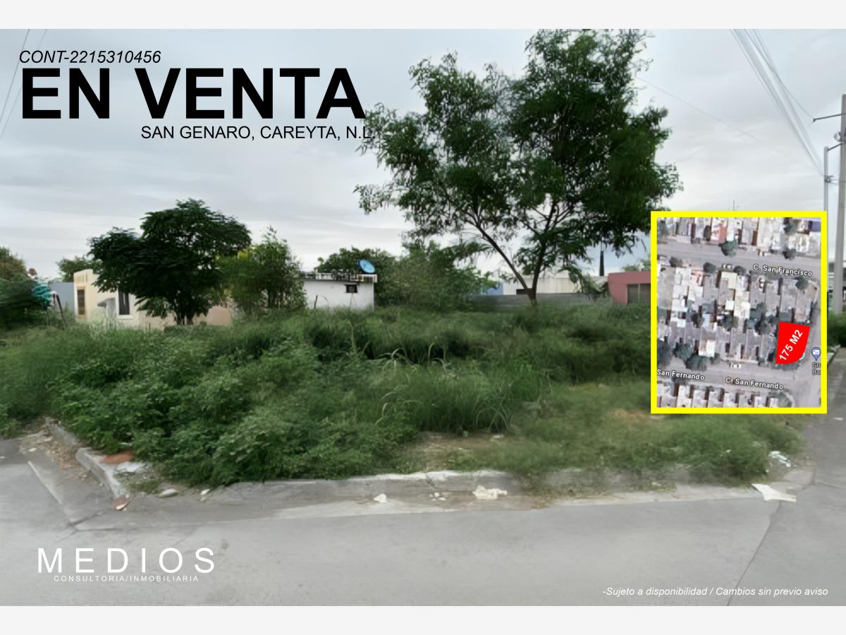 Terreno en venta en San Genaro, Cadereyta Jiménez — foto 1 de 3