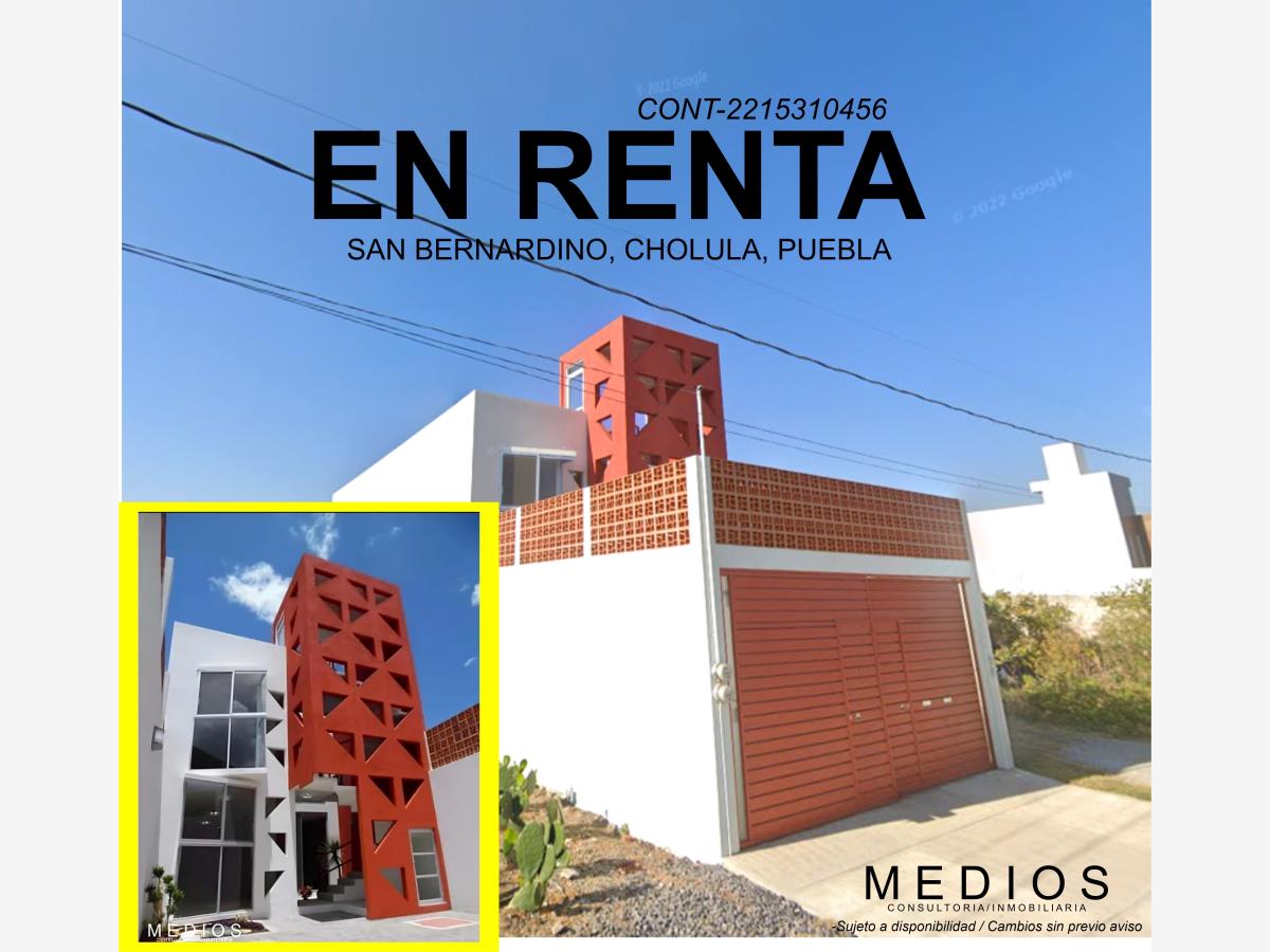 Departamento en renta en San Bernardino Tlaxcalancingo, San Andrés Cholula — foto 1 de 8