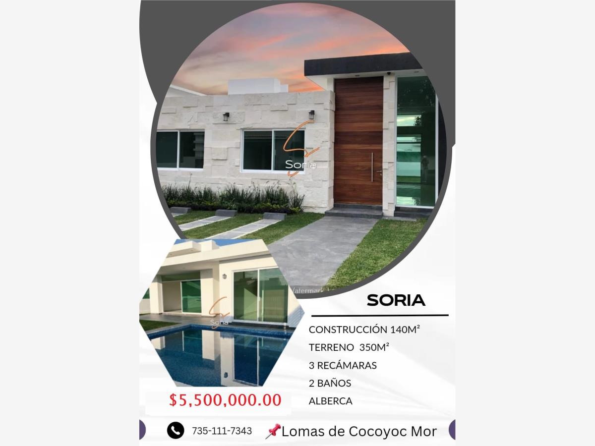 Casa en venta en Lomas de Cocoyoc, Atlatlahucan — foto 1 de 11