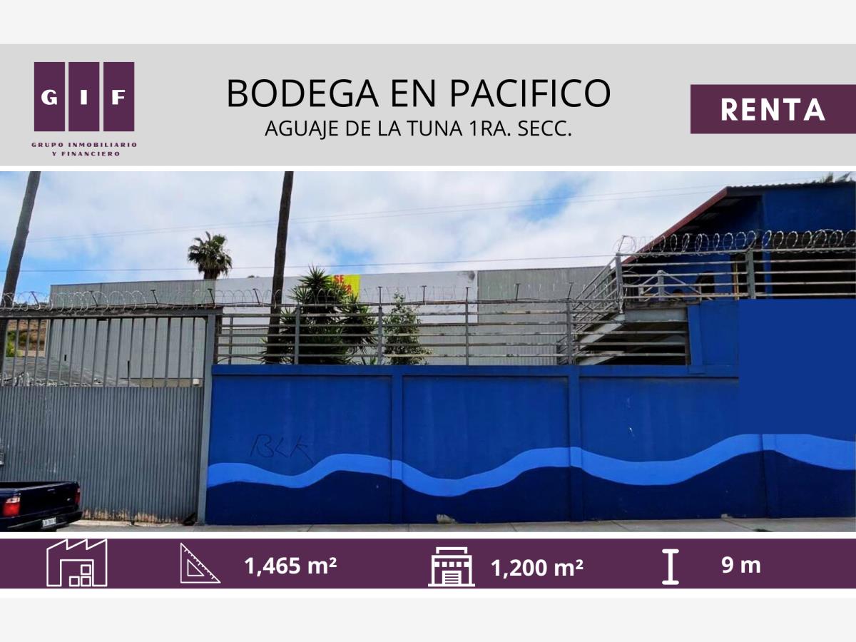 Bodega en renta en Aguaje de la Tuna 1ra. Sección, Tijuana — foto 1 de 4