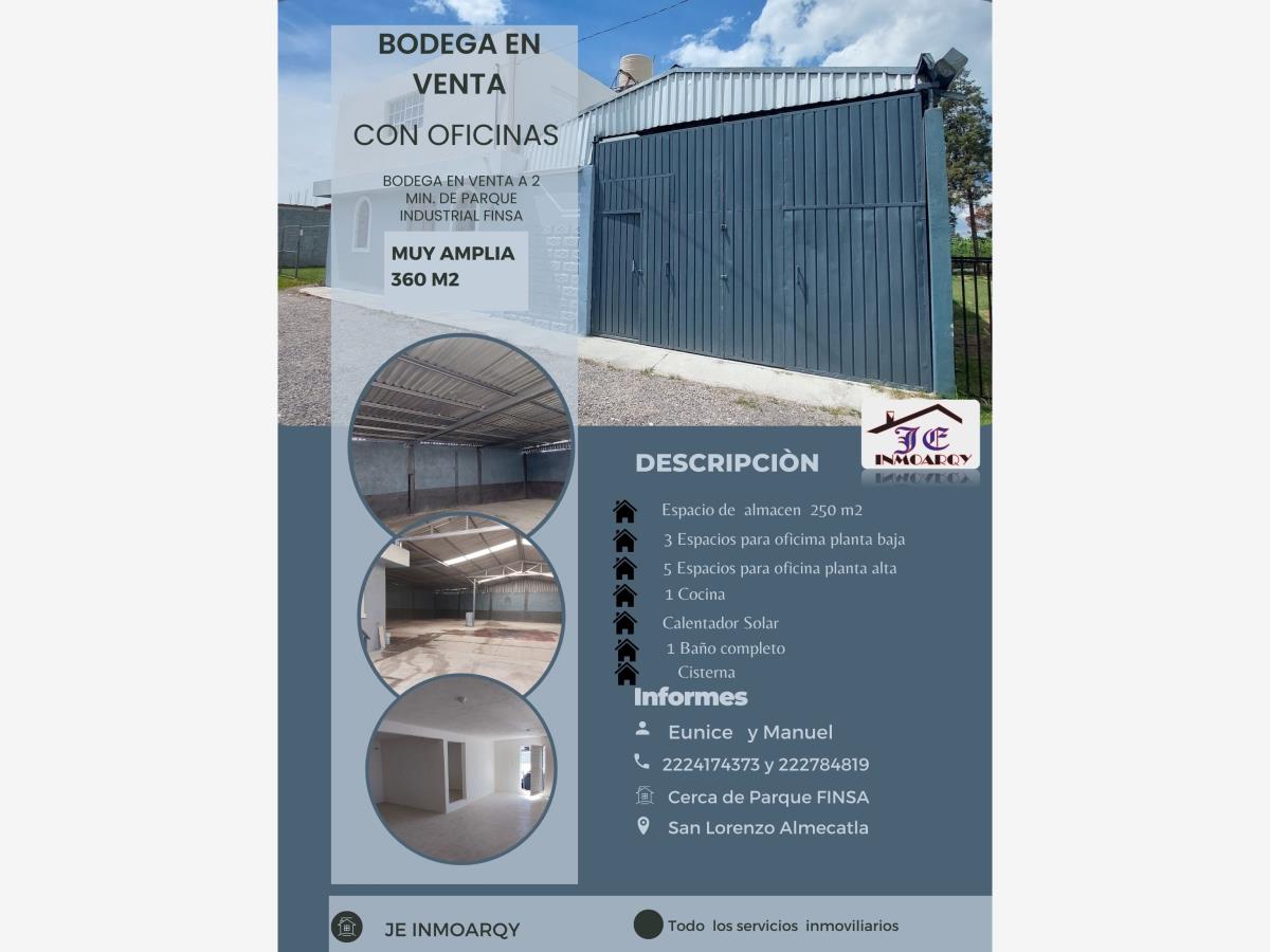 Bodega en renta en San Lorenzo Almecatla, Cuautlancingo — foto 1 de 20