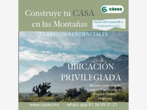 Terreno en Valle de Cumbres Premier, García, Nuevo León
