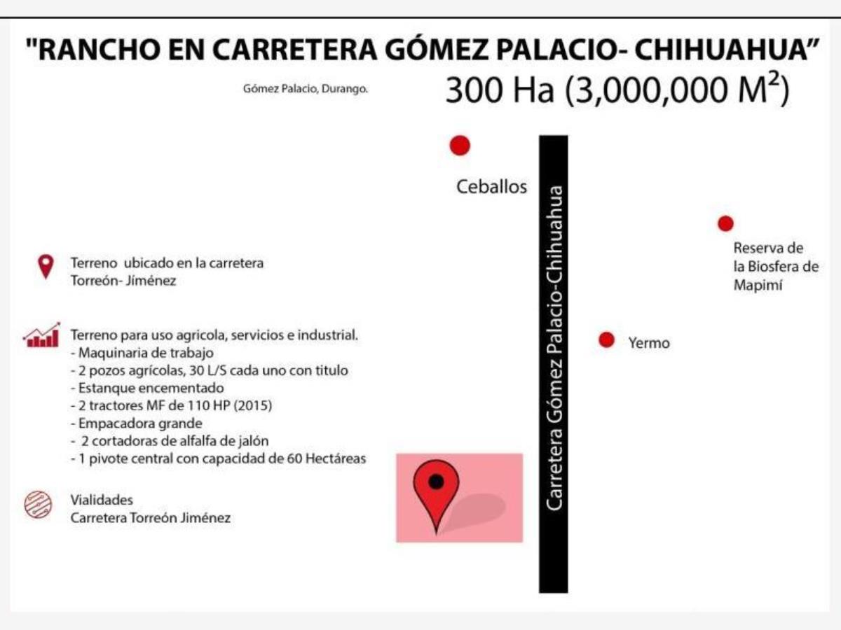 Terreno en venta en Bermejillo, Mapimí — foto 1 de 10