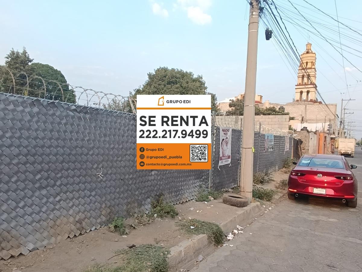 Terreno en renta en Jesús Tlatempa, San Pedro Cholula — foto 1 de 5