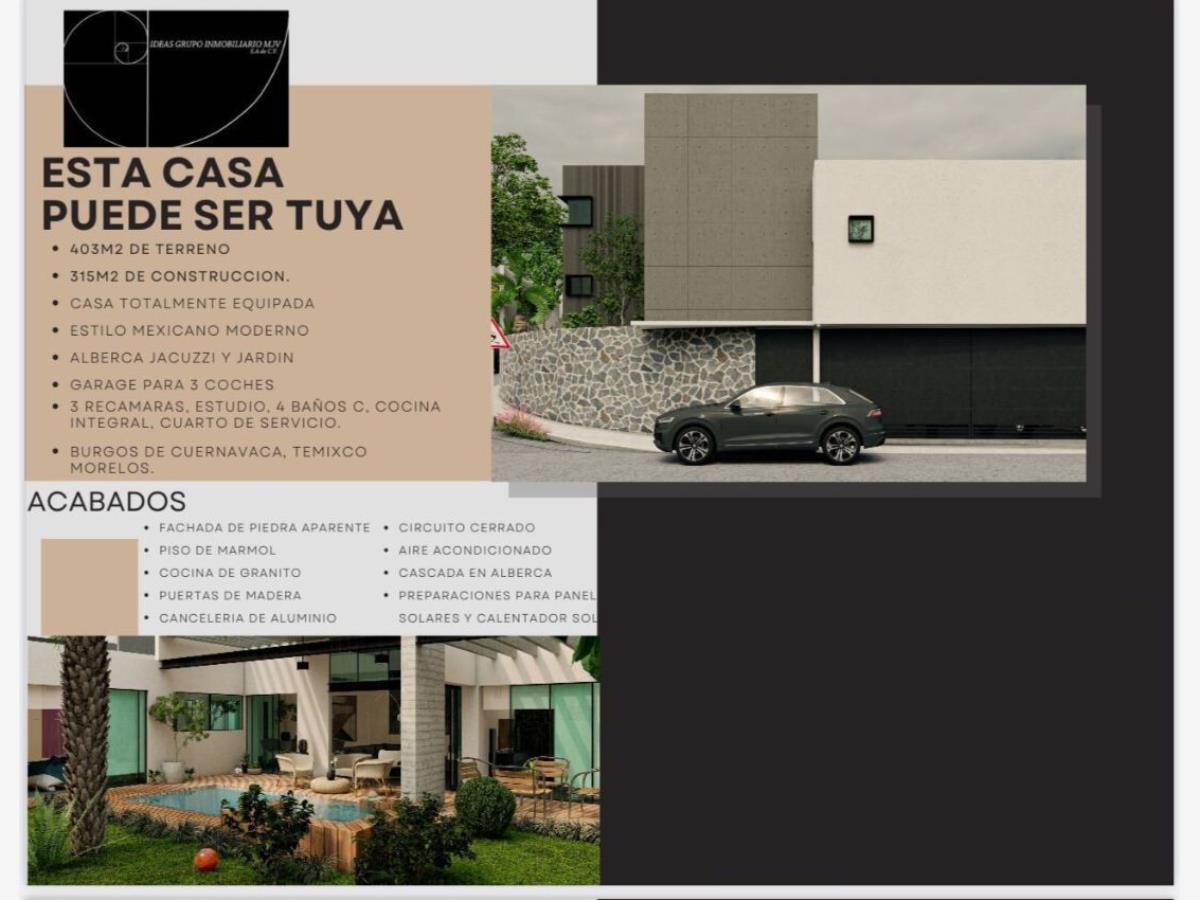 Casa en venta en Burgos, Temixco — foto 1 de 6