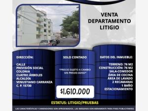 Departamento en 4 Árboles, Venustiano Carranza, Ciudad de México