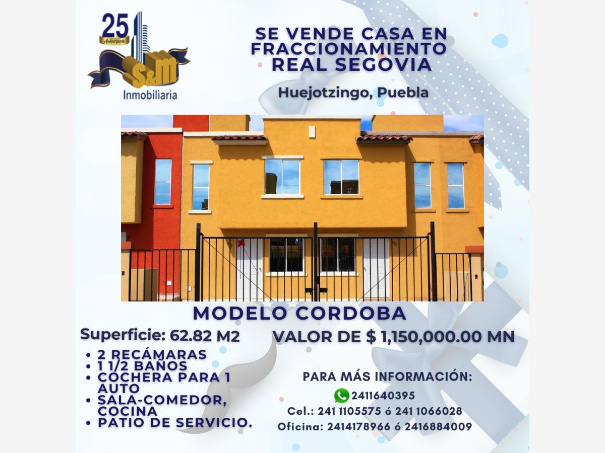 Casa en venta en Real Segovia, Huejotzingo — foto 1 de 7